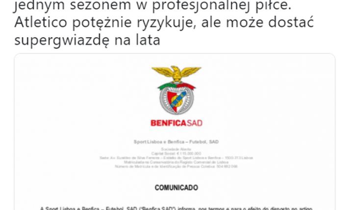 Komunikat Benfiki ws. transferu João Félixa!